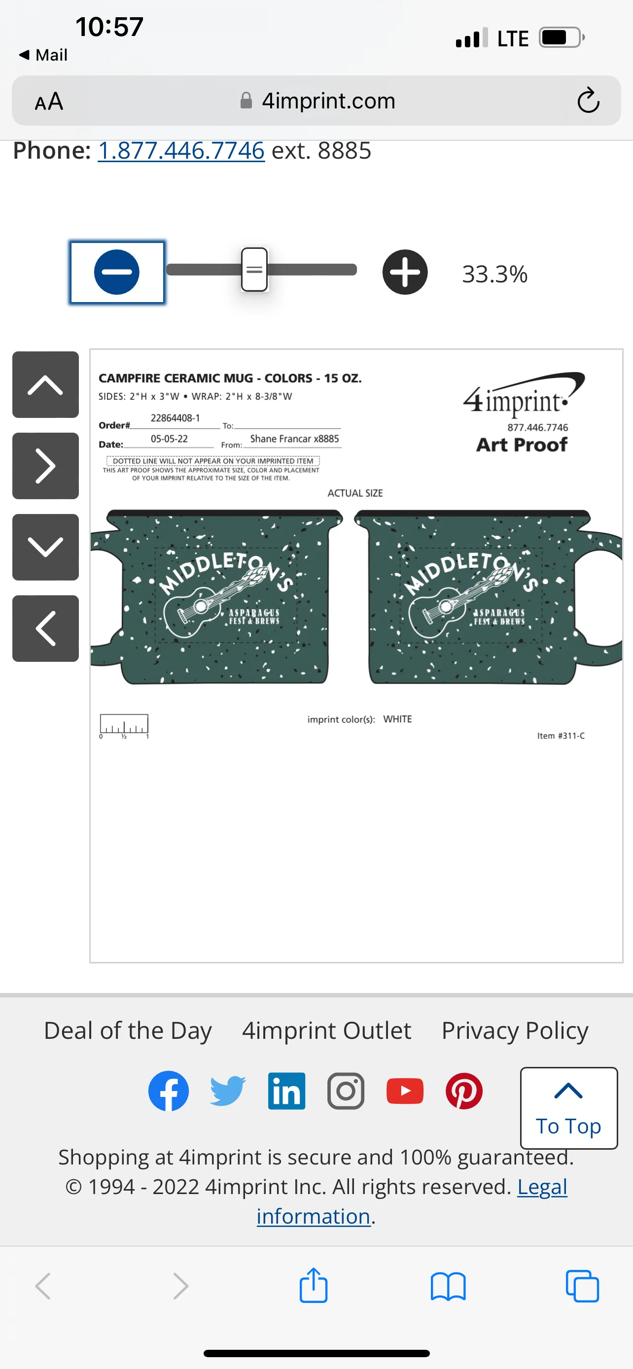 Mug - Asparagus (Green)